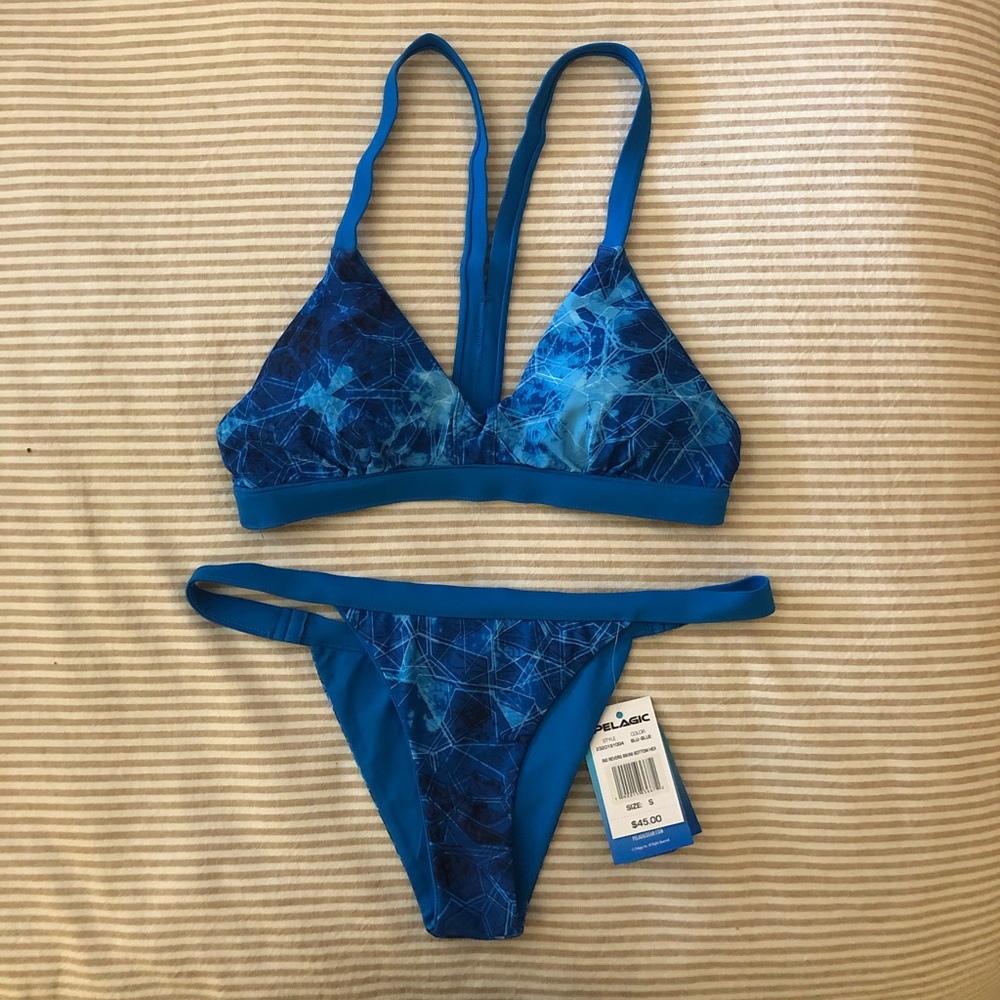 Pelagic Hex Blue Bikini
